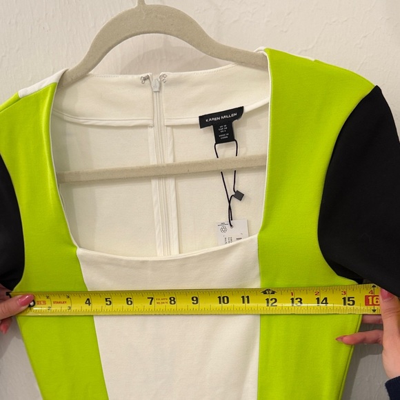 NWT Karen Millen Cut and Sew Belted Ponte Midi Dress - Picture 7 of 11